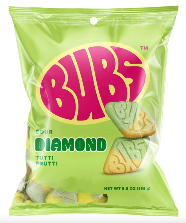 BUBS SOUR DIAMOND TUTTI FRUTTI 8/5.5OZ