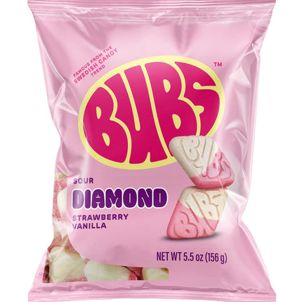 BUBS SOUR DIAMOND STRAWBERRY VANILLA 8/5.5OZ