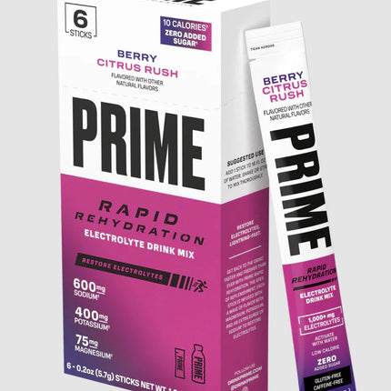 PRIME RAPID HYDRATION STICKS - 6 PK