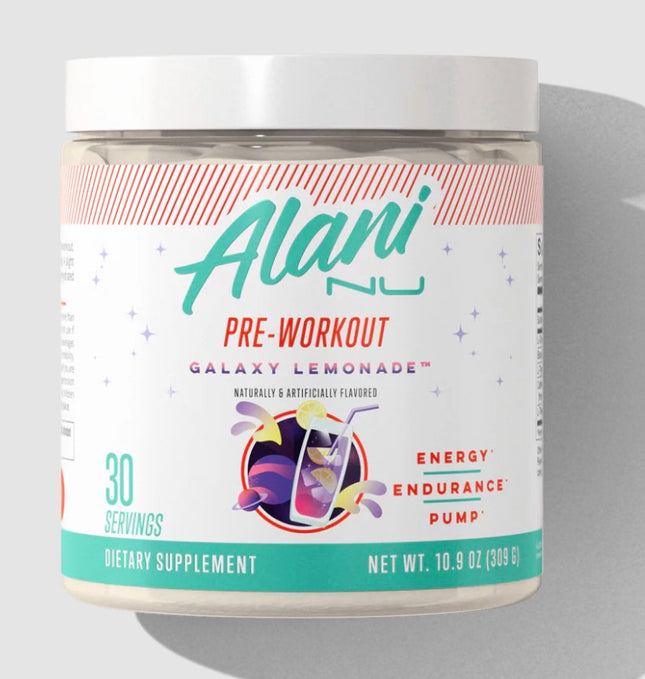 ALANI NU PREWORKOUT GALAXY LEMONADE POWDER - 30SRV