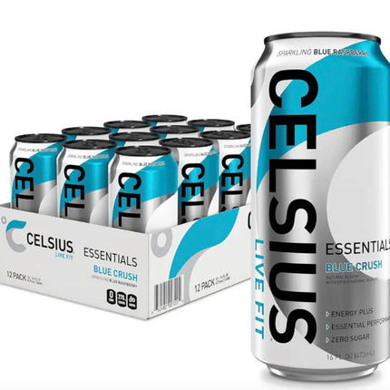 Celsius Essentials Sparkling Blue Crush Energy 12/16 OZ