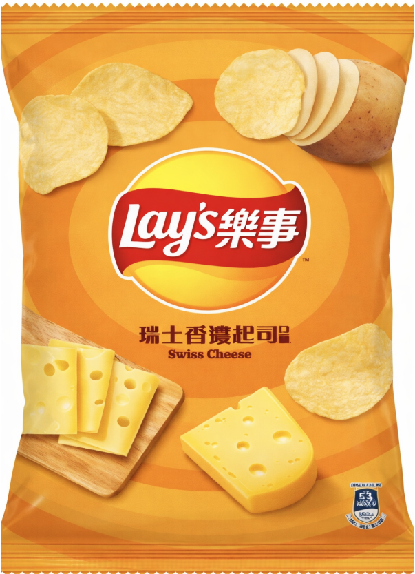 Lay's Swiss Cheese 12/34g (TAIWAN) - L25