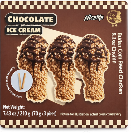 NiceMe Fried Cluckin Chicken Chocolate 8/3PKS/70g