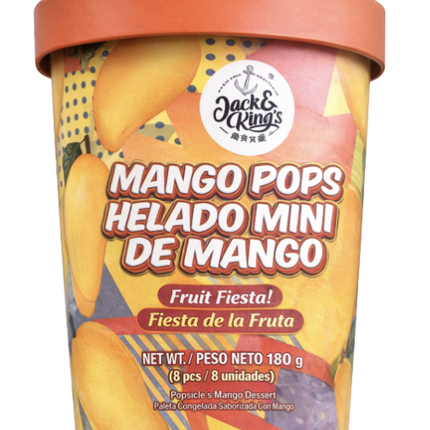 Jack & Kings Mango Pops Ice Cream 12/180g
