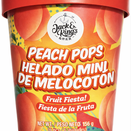 Jack & Kings Peach Pops 12/156g