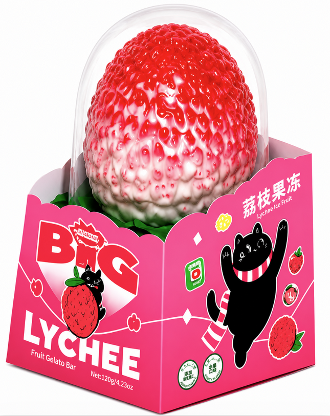 Popi Cat Lychee Sorbet 12PK
