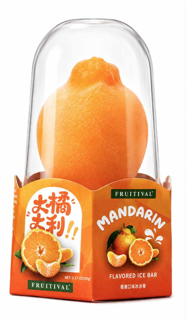 Fruitival Mandarin Ice Cream 24PK