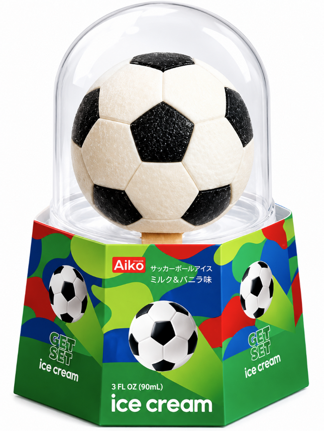 Aiko Soccer Ball Ice Cream 8/3PKS