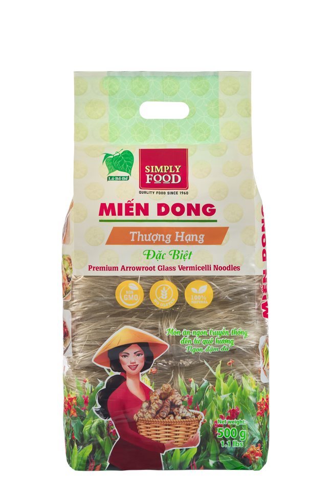 Simply Food Premium Arrowroot Glass Vermicelli NDL 20PK/50g