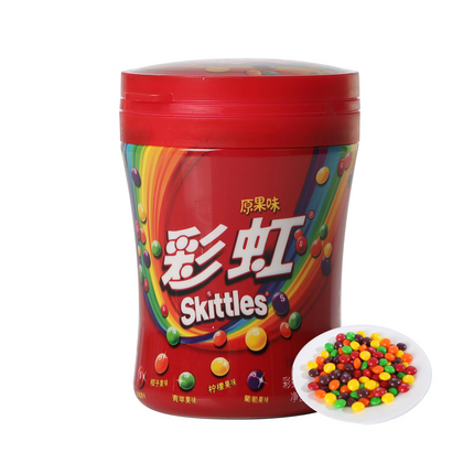 Skittles Original Rainbow Candy Hard Candy Bottles 6PK/120g