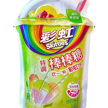 Skittles Fruit Lollipops – 8 Count (Taiwan)
