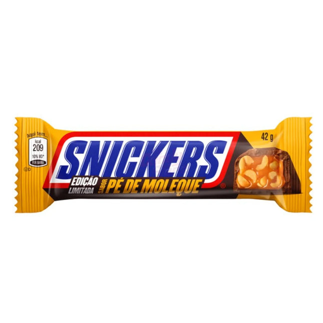 Snickers Pé de Moleque (Peanut Brittle) 20/42g (BRAZIL)