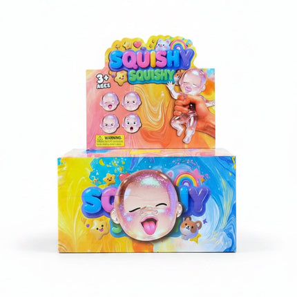 Glitter Squishy Baby - 12PK