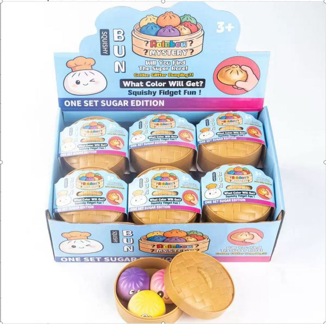 Viral 3 Mini Squishy Foam Dumplings - 12 Pack