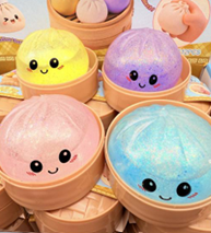 Viral Squishy Glitter Dumplings 12 PK