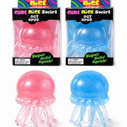Cube Squishy Jellyfish - 12 PK