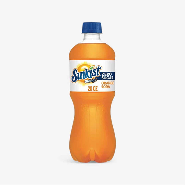 Sunkist Orange Zero Sugar 20 Oz X 24