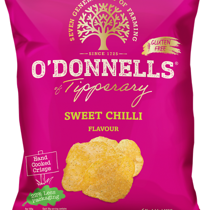 O Donnell's Sweet Chili Crisps 32/1.5OZ (Ireland)