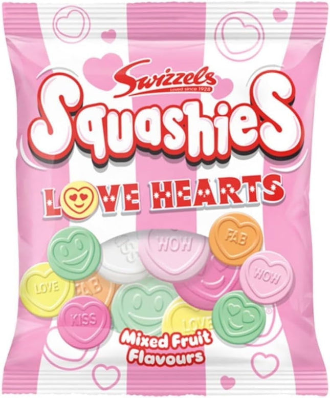 Swizzels Squashies Love Hearts 12/120g (UK)