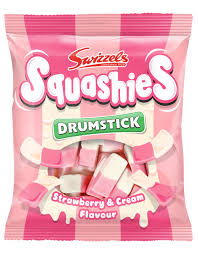 Swizzels Squashies Strawberry & Cream 12/120g (UK)