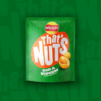 Walker's That's Nuts Salt & Vinegar 8//5.6OZ (UK)