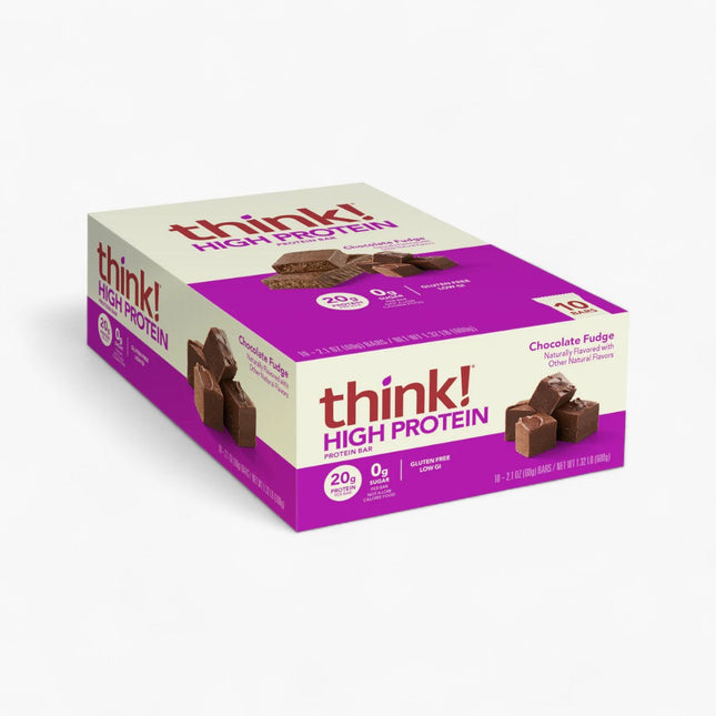 THINK PROTEIN BAR 10/60G CHOCOLATE FUDGE