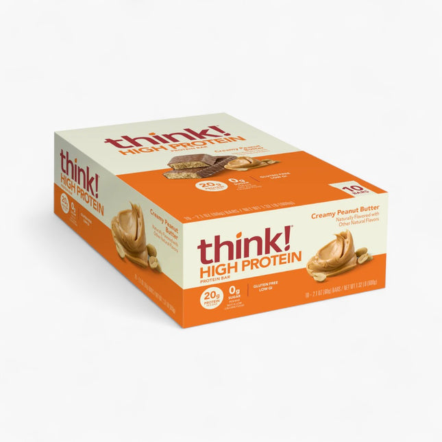 THINK PROTEIN BAR 10/60G CREAMY PEANUT BUER