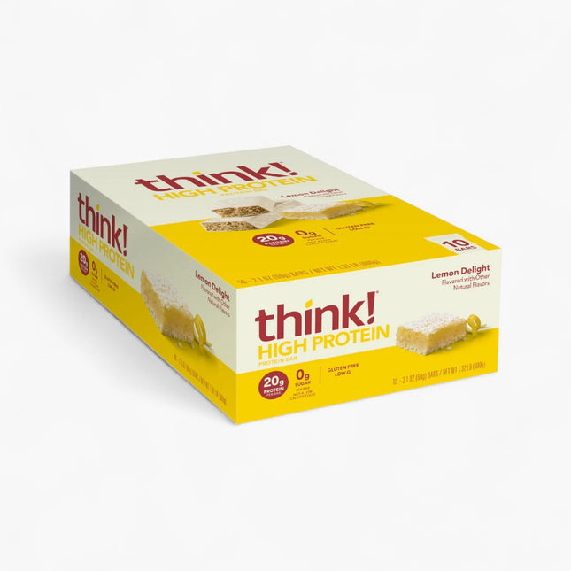 THINK PROTEIN BAR 10/60G LEMON DELIGHT