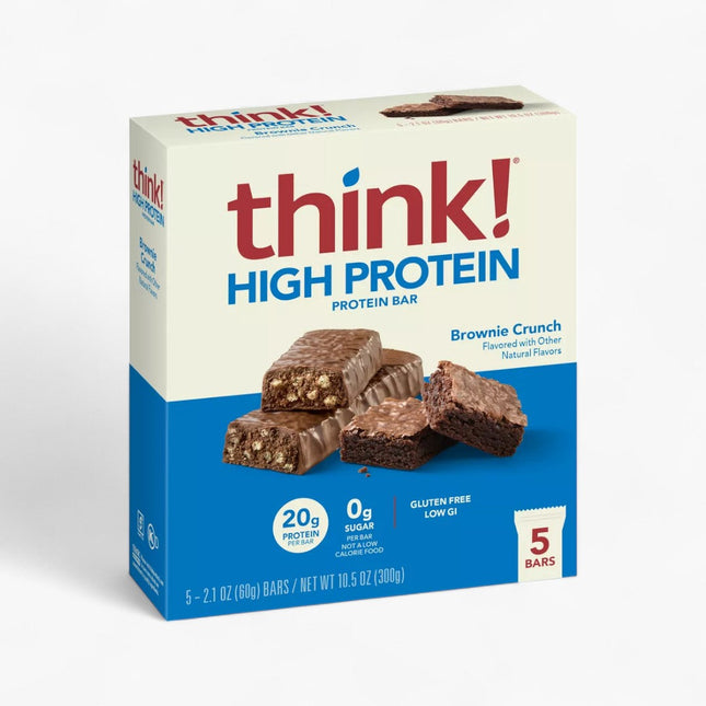 THINK PROTEIN BAR 5/60G BROWNIE CRUNCH