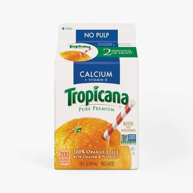 Tropicana Calcium 14 Oz X 12