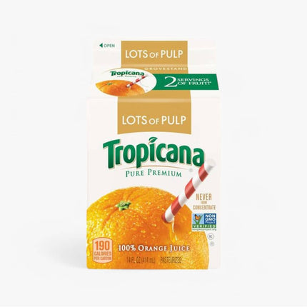 Tropicana Lots Of Pulp 14 Oz X 12