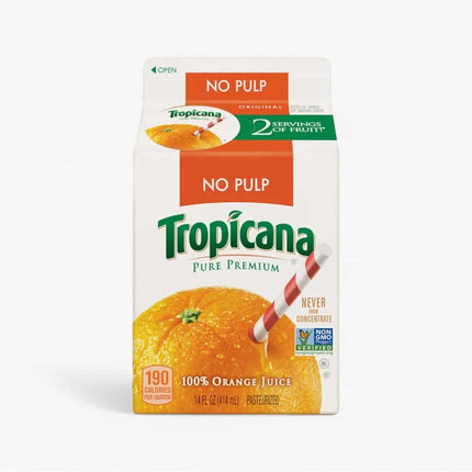 Tropicana Original Orange 14 Oz X 12