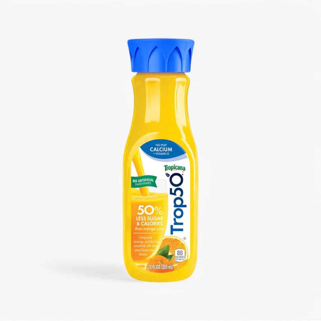 Tropicana Trop50 With Calcium 12 Oz X 12