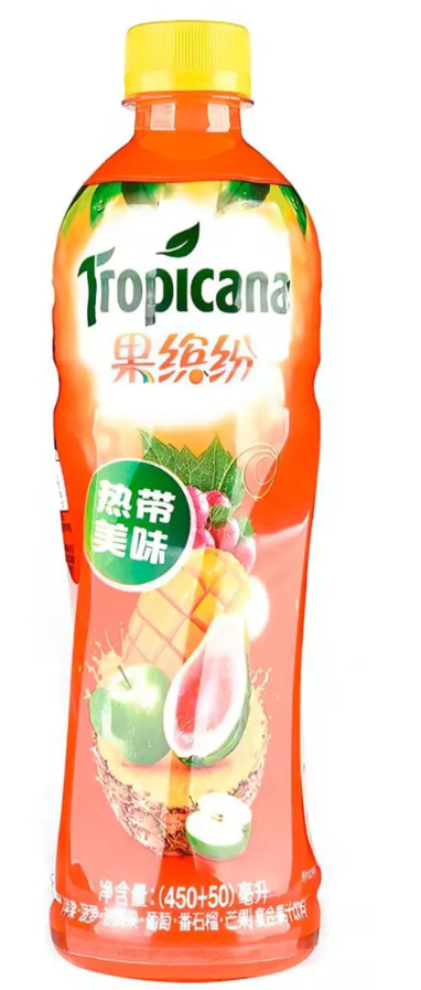 Tropicana Caribbean Mango Tropical Punch (Taiwan) – 15 Pack × 500 mL Bottles