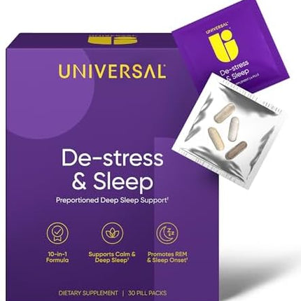 Universal De-Stress & Sleep – 30 Pill Packs
