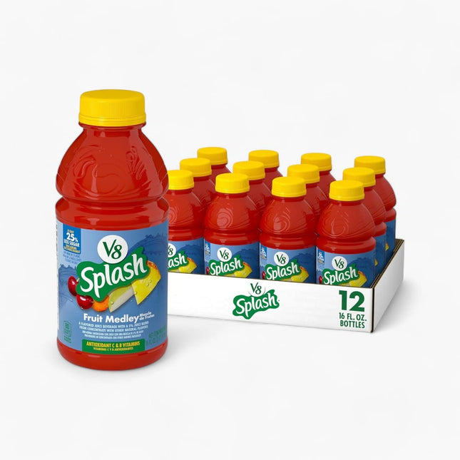 V8 Splash Fruit Medley 12/16 Oz