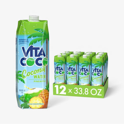 Vita Coco Pineapple Coconut Water 1L X 12