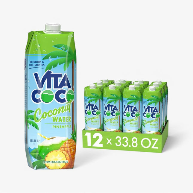 Vita Coco Pineapple Coconut Water 1L X 12
