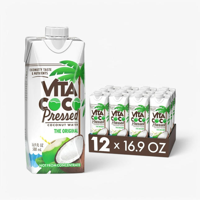 Vita Coco Pressed Coconut Water 16.9Oz X 12 Pet