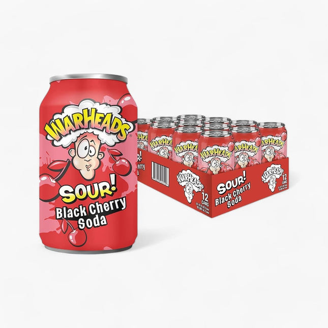 Warheads - Black Cherry Sour Soda 1212Oz