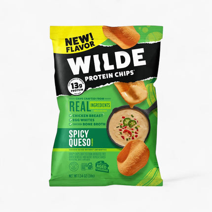 WB PROTEIN CHIPS 8/1.3OZ SPICY QUESO