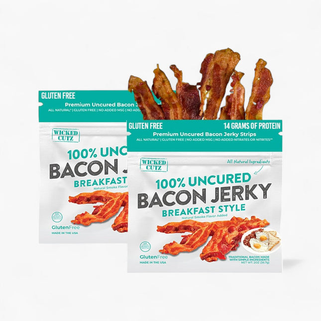 WICKED CUTZ BACON JERKY 10/2OZ BREAKFAST