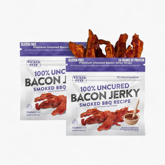 WICKED CUTZ BACON JERKY 10/2OZ SMOKE BBQ