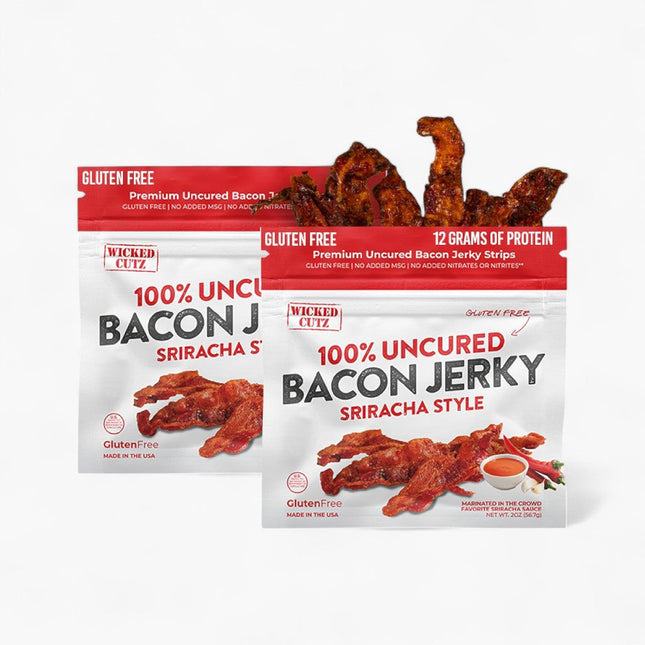 WICKED CUTZ BACON JERKY 10/2OZ SRIRACHA