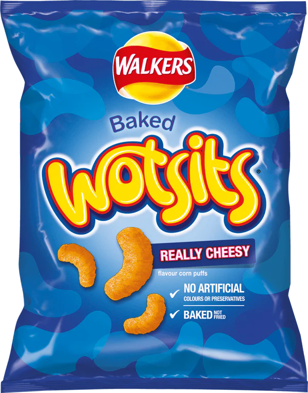Walkers Wotsits Really Cheezy Doodle (UK) – 32 Count