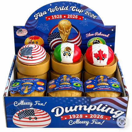 World Cup Mystery Squishy Dumplings - 12 CT