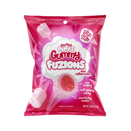 Stuffed Puff Gummy Fuzions Watermelon 8/4.36OZ
