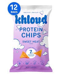 Khloud Sweet Heat Protein Tortilla Chips 12/5OZ