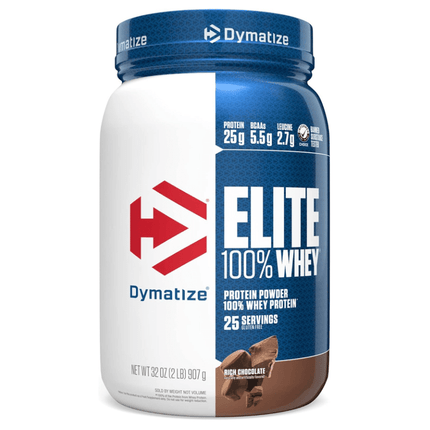 Dymatize Elite 100% Whey Protein Powder Rich Chocolate 30SRV