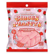 Melster Marshmallow Strawberry Circus Peanuts 10/4OZ